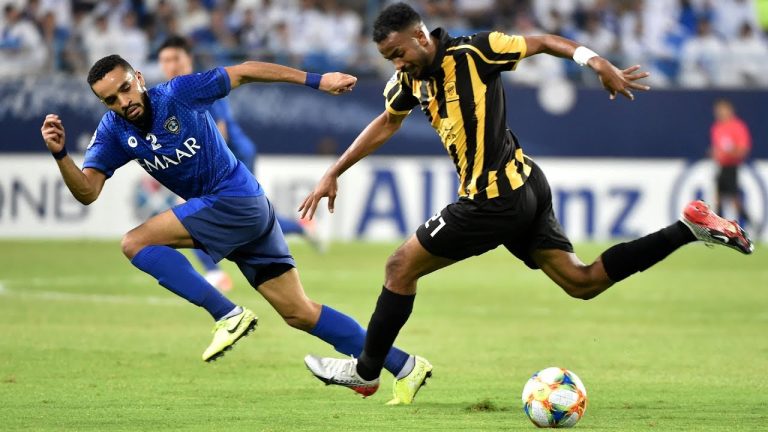 Pertandingan Perempatan Final Piala Champion Klub Arab Antara Al Ittihad Club Vs Ai Hilal Saudi Club