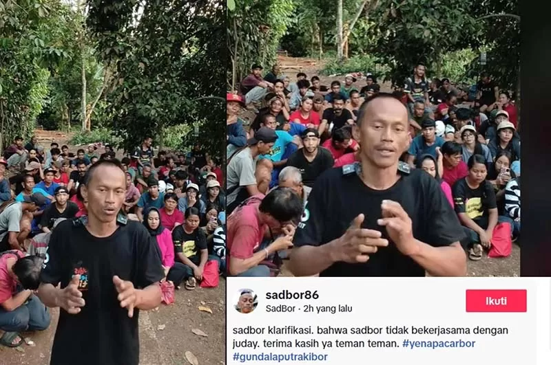 Gunawan ‘Sadbor’ Tersangka Promosi Judi Online, Ditahan di Polres Sukabumi