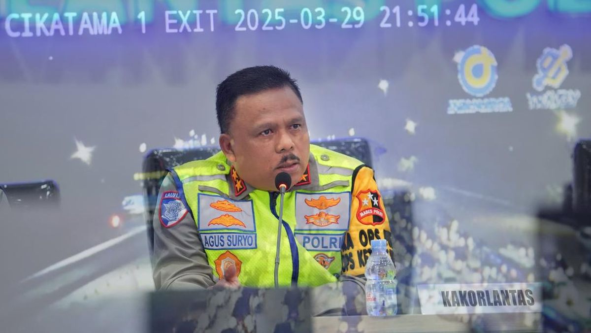 Kakorlantas: Malam Ini 44% Arus Balik Kendaraan Sudah Memasuki Jakarta